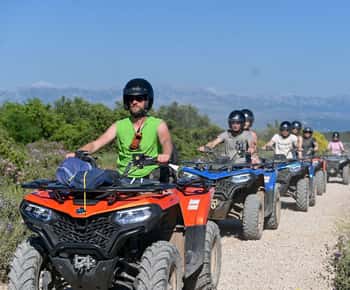 Trogir, Žedno: Wyspa Čiovo 100% terenowa wycieczka quadami ATV