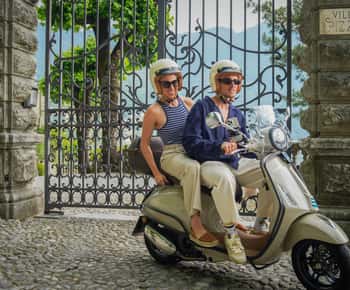 Comomeer: Vespa-huur voor een hele dag & toegang tot Villa Carlotta