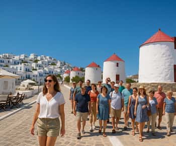 Astypalaia: Rundgang durch die Innenstadt am Nachmittag