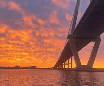Charleston Harbor Sunset Cruise - Leaves from Shem Creek