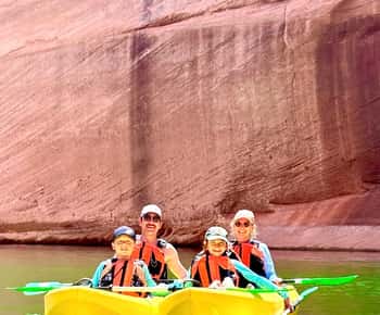 Page/Lake Powell: Guided Kayak & Water Antelope Canyon Tour