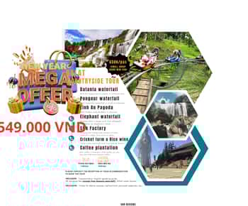 Dalat: Tour en grupo reducido a las Tres Cascadas - Alpine Coaster