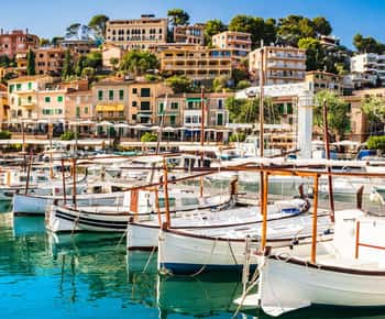 Mallorca: Sóller og Port de Sóller med tog og sporvogn