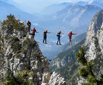 Andalo: Zážitková via ferrata, "Ferrata delle Aquile"