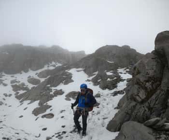 Pico de Orizaba noordkant: Training aan de voet van de gletsjer