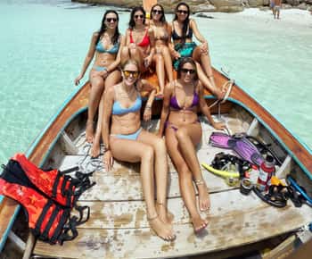 Koh Lipe: viagem de mergulho com snorkel nas ilhas externas em barco Longtail
