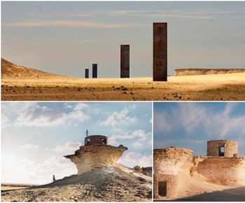 Doha: Richard Serra Sculpture, Zekreet and West Coast Tour