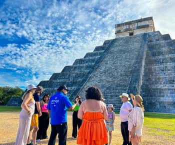 Cancún: Chichen Itza, Cenote & Valladolid Tour met Lunch