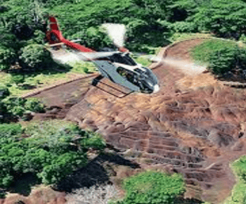 Mauritius: Volo panoramico in elicottero con trasferimenti in hotel