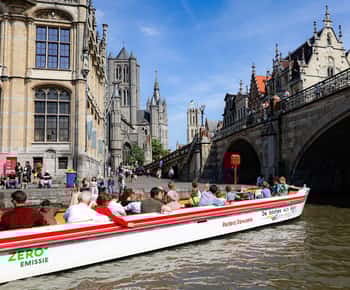 Ghent: 40 Minute Medieval Center Guided Boat Tour
