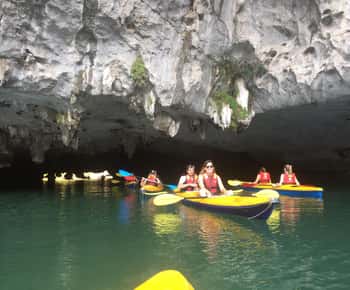 Baia di Lan ha: 2D su crociere accoglienti, escursioni in bicicletta, kayak, pasti, biglietti