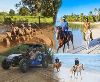 Bayahibe: Bahabeibe: Buggy és lovas túra