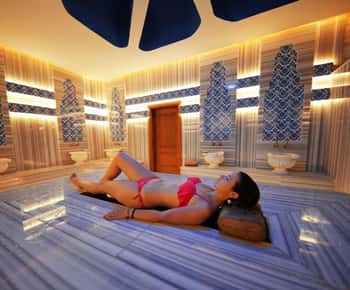 Città di Side: Bagno turco, massaggio e sauna con trasferimento