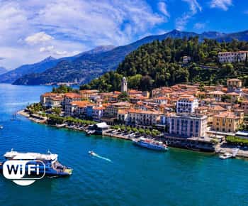 Ab Mailand: Bootstour auf dem Comer See mit Besuchen in Como und Bellagio
