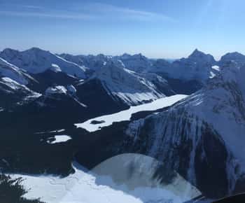 Canmore: 35-Minute Heli Tour Mt Assiniboine & its Glaciers