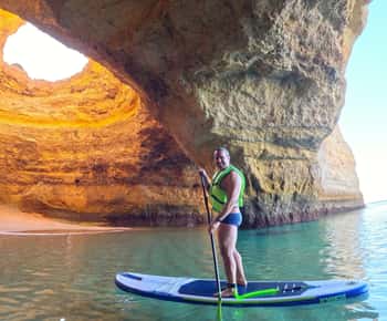 Benagil: Experiência de Paddle Board na Gruta de Benagil & Fotos 4k