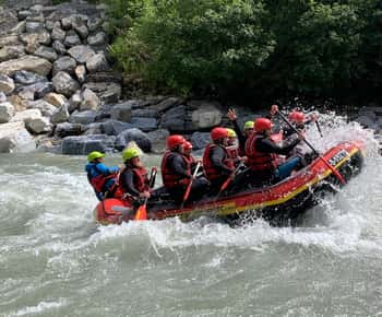 Stegenwald bei Werfen: Sport-Rafting auf der Salzach