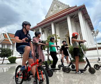 Bangkok: City Highlights Electric Scooter Tour