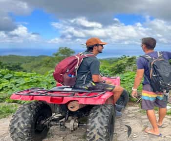 Las Terrenas: tour particular de quadriciclo com visita a uma fazenda e mergulho