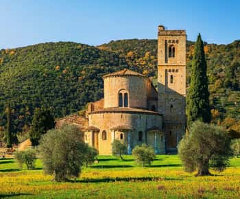 Firenze: Valle dell'Orcia, Montalcino, Pienza con pranzo e vino