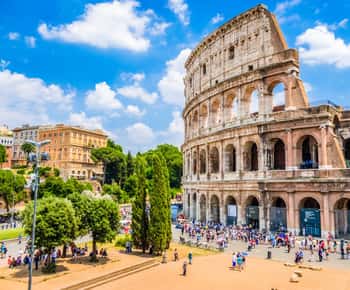 Colosseum Arena Floor in Rome, Italy