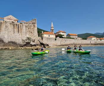 Budva: Kayak or SUP Rental with Training and Routes
