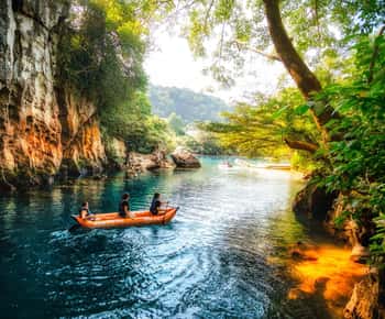 From Hue: Paradise Cave and Dark Cave Day Tour