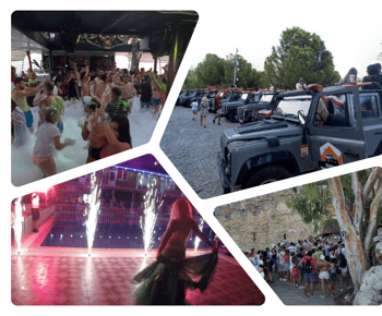 Alanya: Evening Jeep Tour with Sunset Boat Trip and Dinner