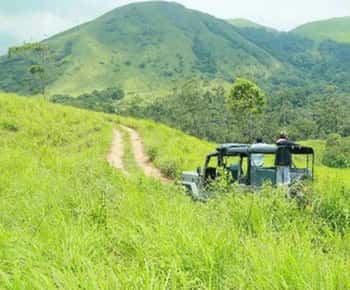 Thekkady Avontuur: Off-Road Jeepsafari & Vagamon Tour