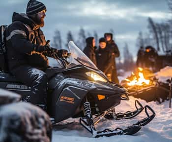 Zakopane: Extreme Snowmobile Ride with Bonfire and Transfers
