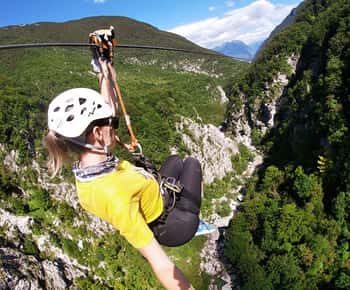Bovec: Canyon Učja — The Longest Zipline Park in Europe