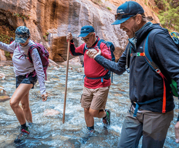 From Springdale: The Zion Narrows Hike with Lunch
