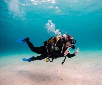Mallorca: Mit dem Boot tauchen gehen