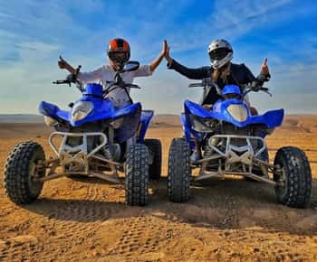 Agafay Desert Quad & Camel Rides with Dinner Show