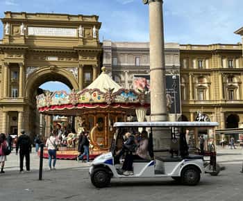 Florence: Golf Cart Tour with Panoramic Views