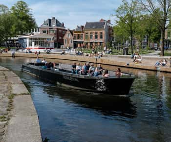 Groningen: Stadskryssning med öppen båt