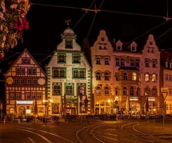 Erfurt: With night watchman Schwalbe through the old town, including tasting
