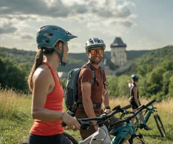 E-Bike Full-Day Trip From Prague:The Mighty Karlstejn Castle