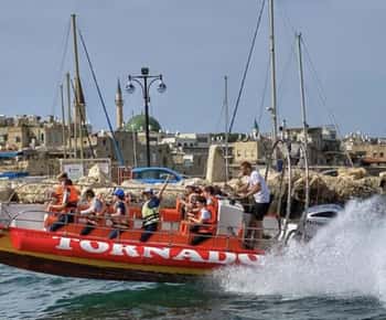 Tel Aviv: Tornado High Speed Thrill-boottocht vanuit Jaffa
