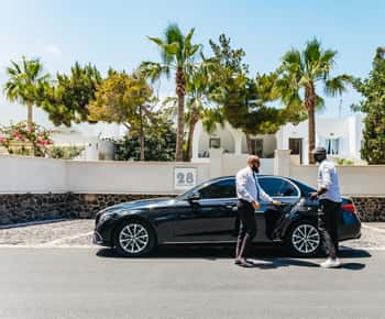 Santorini: Translado de ida de/para o porto ou aeroporto