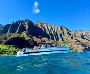 Kauai: Excursão de catamarã de luxo à costa de Na Pali