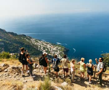 Από το Σορέντο: Sorrento: Μονοπάτι των Θεών: Πεζοπορία με ξενάγηση και μεταφορές