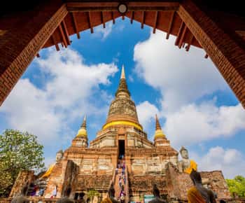 Fra Bangkok: Ayutthaya World Heritage & Sunset Boat Private