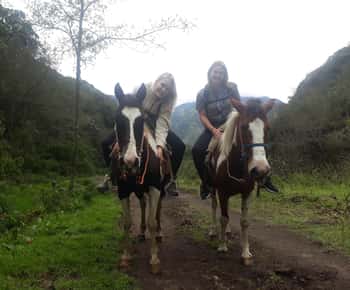 Banos: 3 Hours Horseback Riding with Tungurahua Views