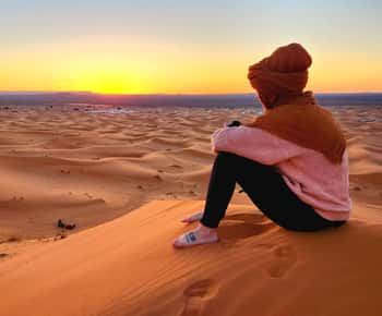 Camp Overnight in Merzouga's Erg Chebbi Dunes from Merzouga