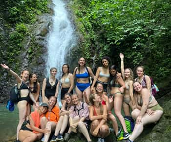 Jaco: 10 Hidden Waterfalls Hike with Local Food Experience