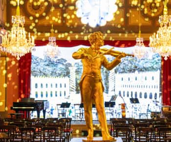 Viena: concierto de Strauss en directo con cantante, orquesta y espectáculo de luces