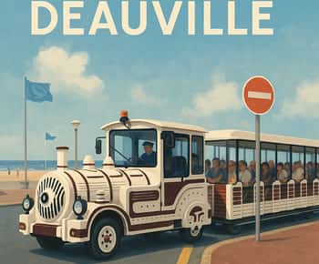 Ungewöhnliche Besichtigung von Deauville mit dem kleinen Zug