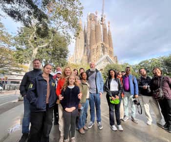 Det bästa av Barcelona och Gaudis Sagrada Familia med upphämtning från hotell