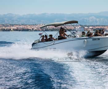 Zadar: 3-stopp Blue Lagoon & snorklingcruise med drikke